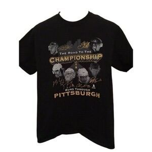 Pittsburgh Penguins Road To The Championship Runs Through Pittsbrgh Size M Shirt